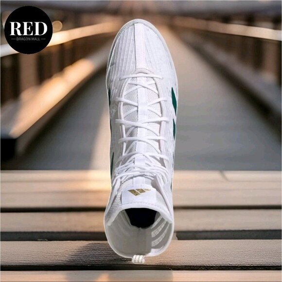 adidas Box Hog 4 White Collegiate Green IH2731 Shoes - Men\'s Size 7 main image 5